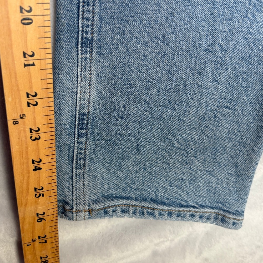 AGOLDE Los Angeles Wilder Jeans Womens 25 High Rise Straight Leg Light Wash - Picture 11 of 13